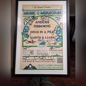 Autographed 2024 "Music on the Mountain" One Of Less Than 25 To Exist